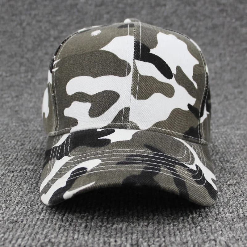 Casquette camouflage pêche homme - Chapeau de soleil tactique pour pêche en mer et rivière