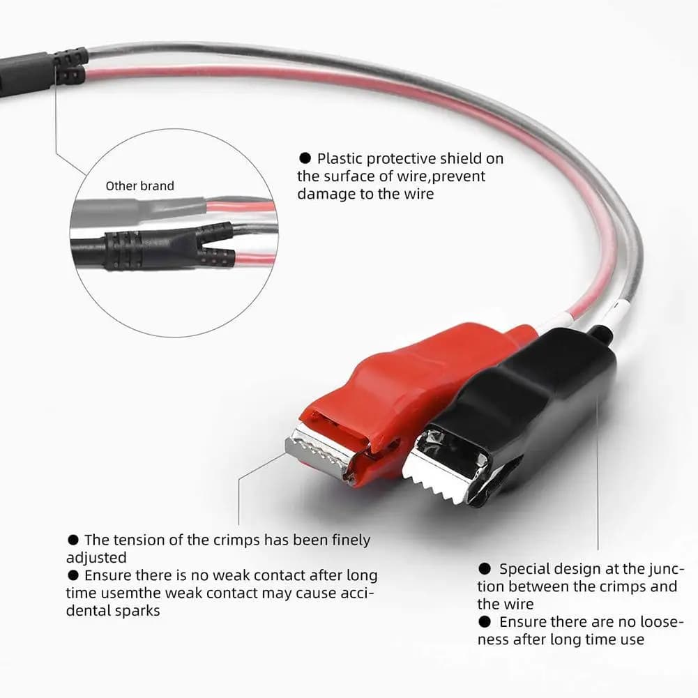 Câble d'alimentation 3 mètres double connecteur pour moulinet électrique Daiwa et Shimano
