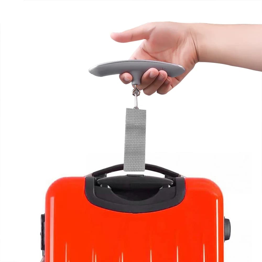 Balance à ressort numérique rétroéclairée 50kg - pèse-bagages voyage et pêche portable précis et fiable