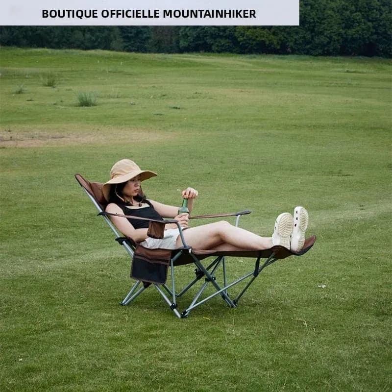 Chaise longue réglable 4 positions pêche camping ultra-légère portable extérieur étudiants artistes