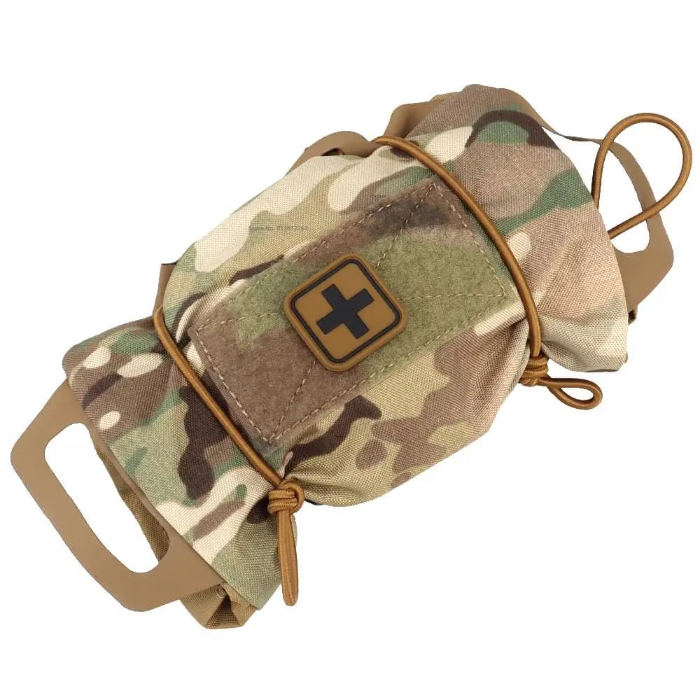 Trousse de premiers secours déploiement rapide MOLLE - Kit urgence pêche et outdoor