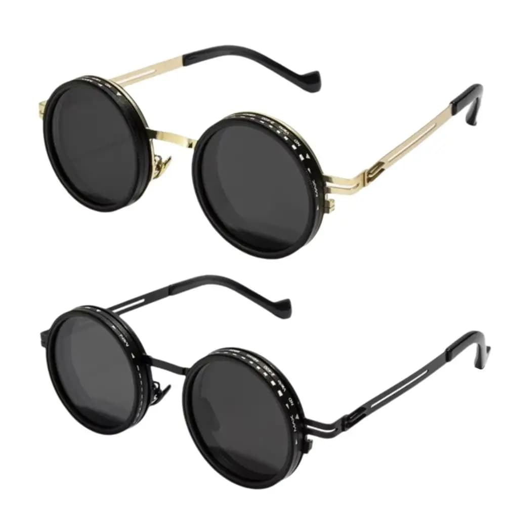 Lunettes de pêche polarisées ND2-400 réglables 9 niveaux filtrage UV400 protection optimale