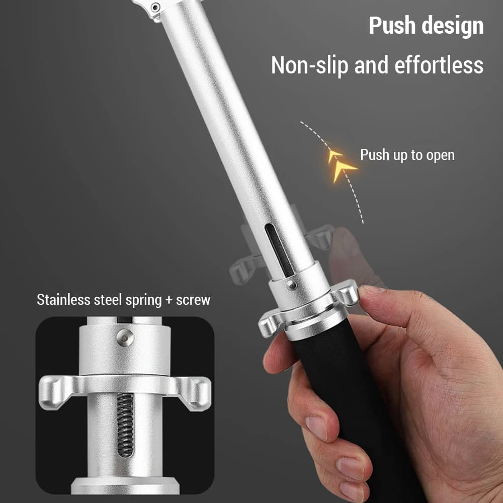 Pince à lèvres pour poissons avec balance intégrée et dragonne alliage aluminium