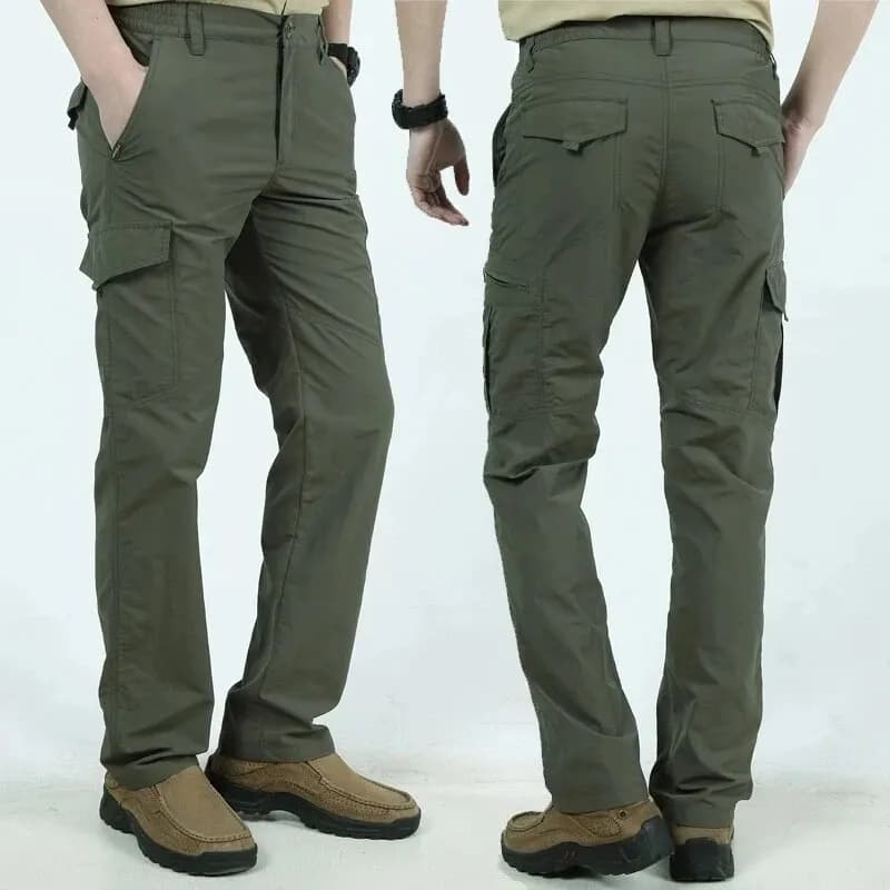 Pantalon séchage rapide homme été pour pêche - Imperméable et respirant pour pêche sportive