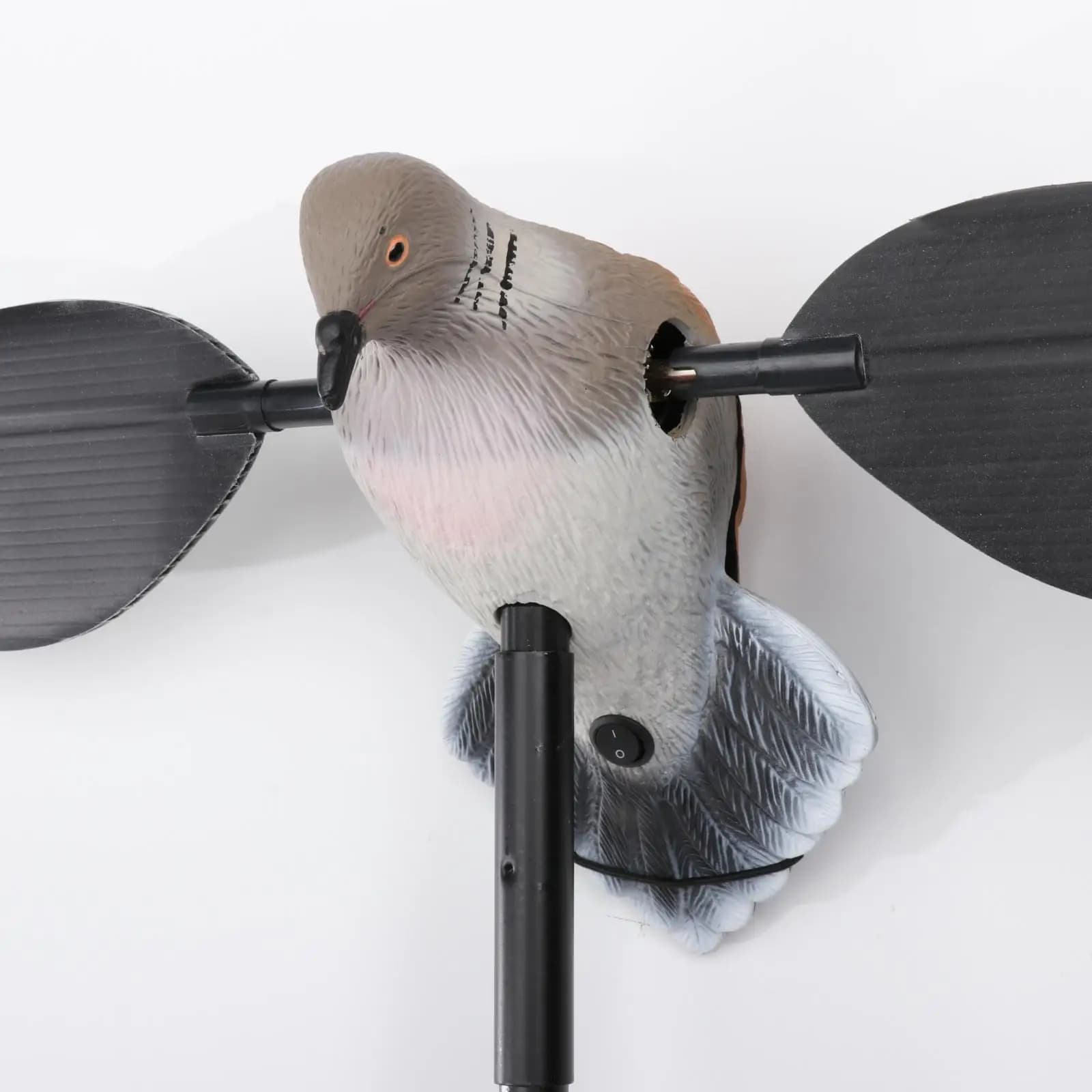 Leurres de pigeon rotatifs pour contrôle des nuisibles et chasse en extérieur avec ailes mobiles