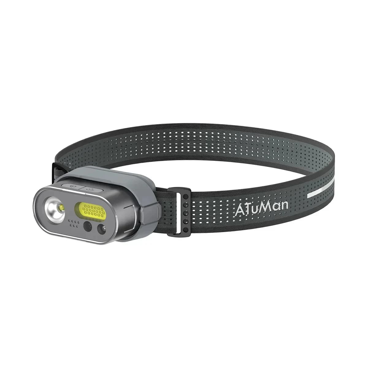 Lampe frontale multifonction ATuMan DUKA MH1 rechargeable USB pour pêche avec capteur COB LED