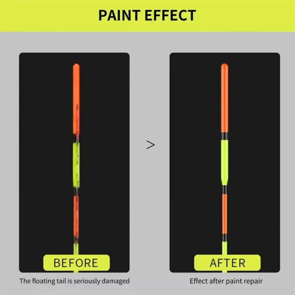Peinture fluorescente réparation flotteurs de pêche séchage rapide haute visibilité nuit