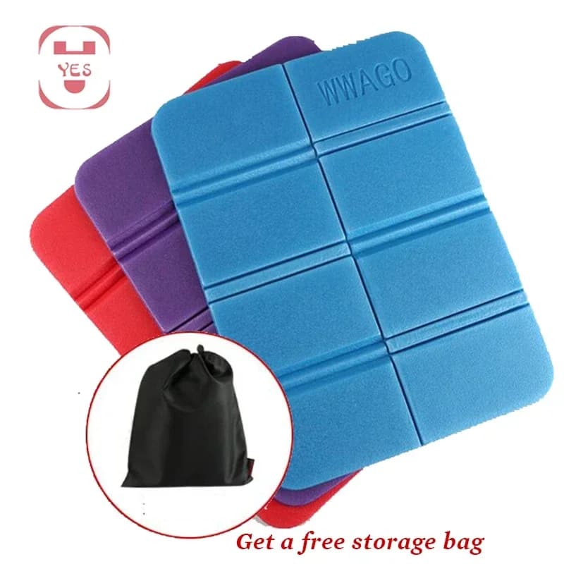 Coussin de siège pliant EVA imperméable pour pêche - Matelas camping plage antidérapant léger