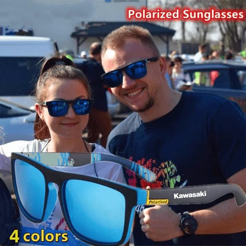 Lunettes de soleil polarisées Kawasaki UV400 - Protection optimale pour pêche, chasse, conduite et vélo