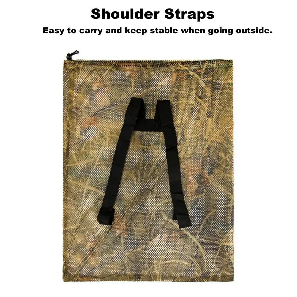 Sac de transport maille 2 pièces GUGULUZA pour leurres canards d'eau - Poche chasse gibier d'eau