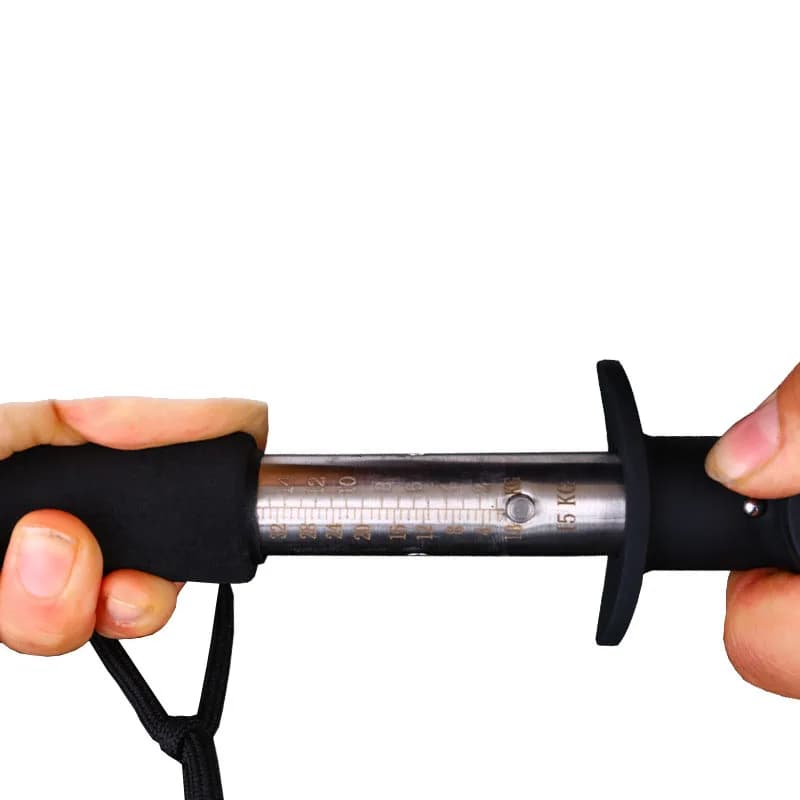 Pince à lèvres pour poisson portable en acier inoxydable avec balance et mètre ruban intégrés pour pêcheur