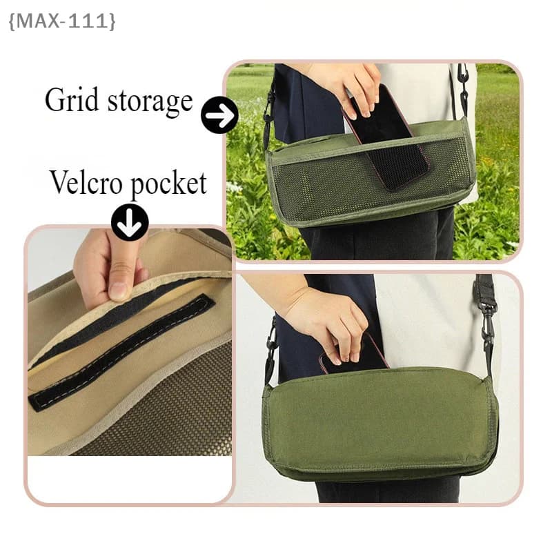 Tabouret sac à dos pliable F2-MAX111 - Mini chaise portable légère pour randonnée pêche