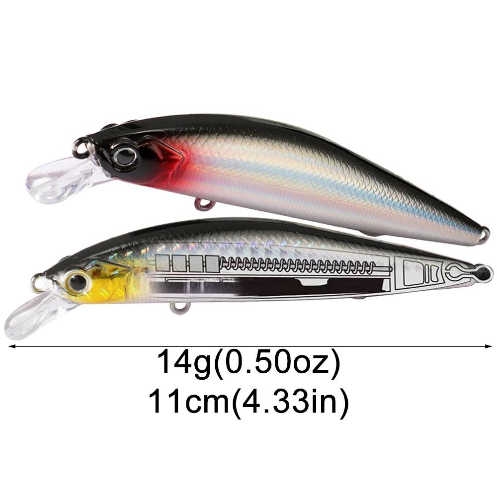 Leurre sinking minnow 14g avec système magnetic boost pour pêche carpe et carnassiers - long shot wobbler