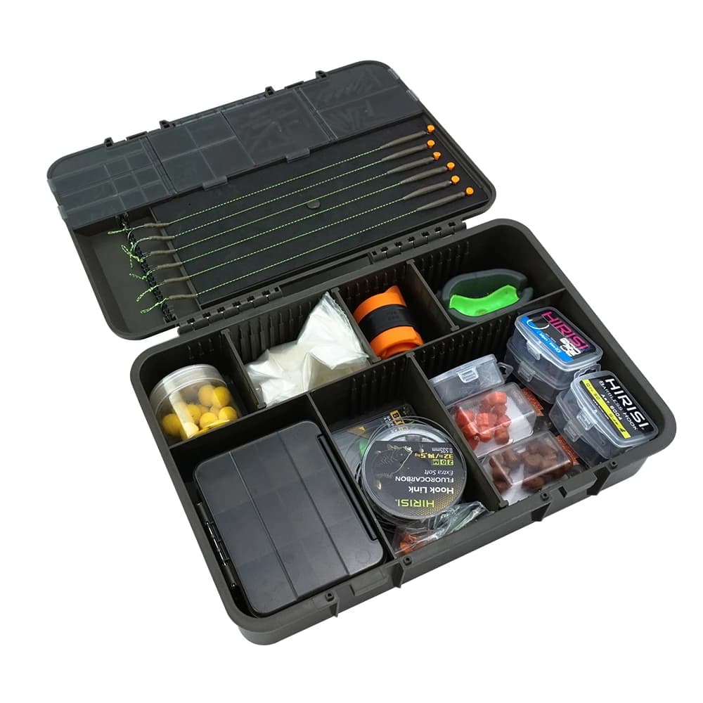 Boîte de pêche portable multifonction Hirisi W511 - Organisation parfaite pour accessoires et matériel