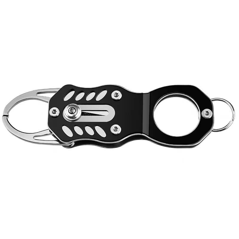 Pince de pêche multifonction mini en acier inox : outil portable pour manipulation des leurres et brochets