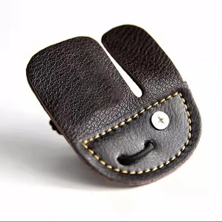 Protège-doigts archerie cuir vache double couche pêche arc droit gauche équipement