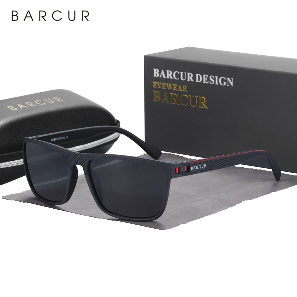 Lunettes de pêche polarisées BARCUR TR90 ultra-légères pour homme et femme - Voyage extérieur
