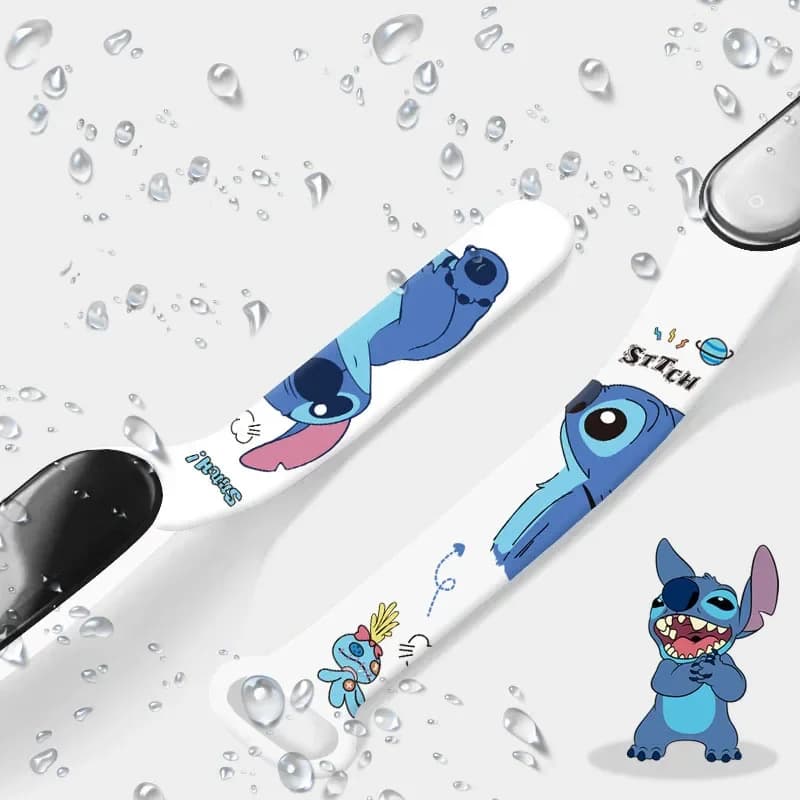 Montre Lilo & Stitch Disney enfant LED lumineuse étanche sport silicone cadeau anniversaire