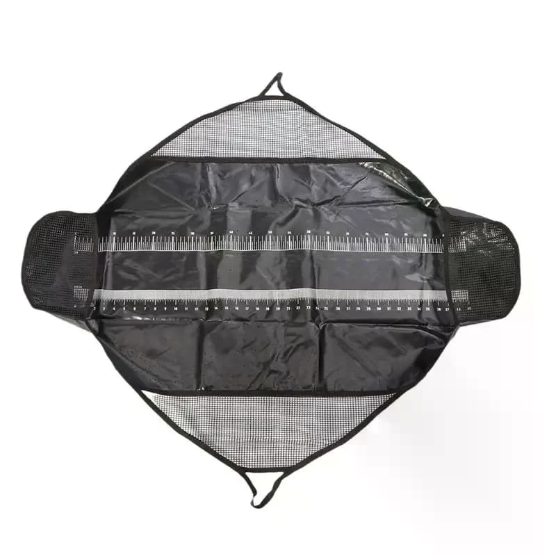 Filet de pesée pliable pêche épuisette balance digitale sac de protection mat de réception poisson