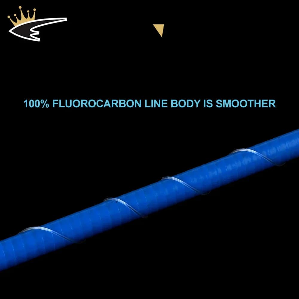 Ligne de pêche fluorocarbone 300m 0.30-0.50mm - 100% monofilament pour carpe - Leader japonais haute résistance