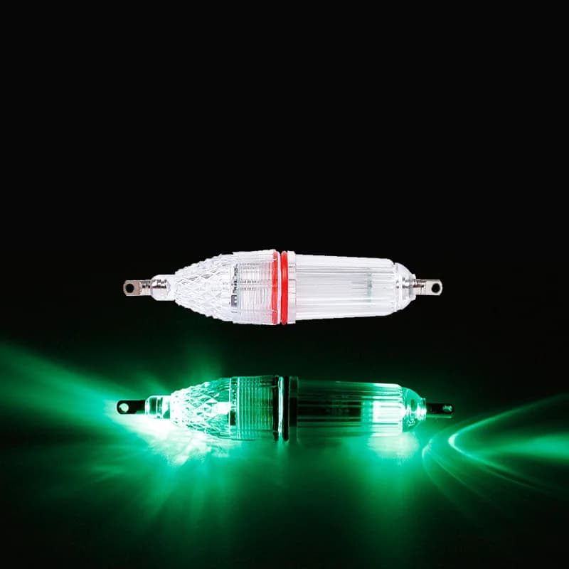 Lampe de pêche LED étanche double lumière - Attire les poissons pour pêche nocturne en mer
