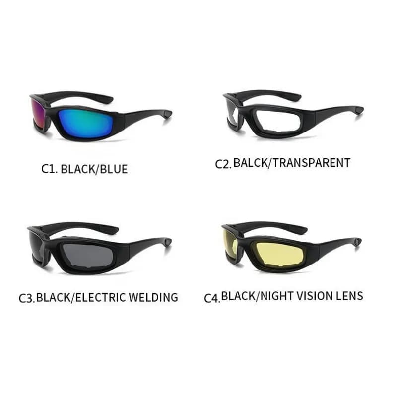 Lunettes cyclisme extérieur protection yeux ski pêche tactiques sport éponge bloque efficacement 1 pièce