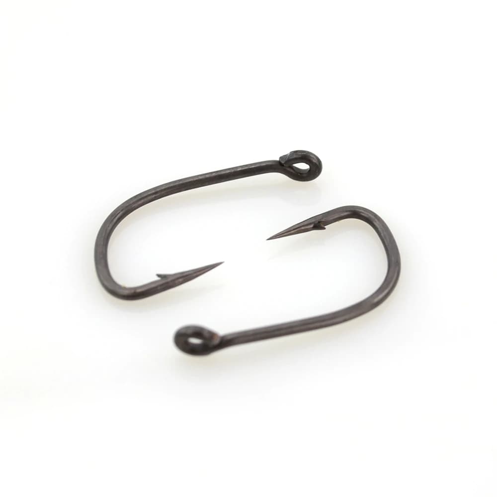 30 hameçons carpe en acier haute carbone PTFE avec barbillon et œillet, accessoires de pêche durables lot X702