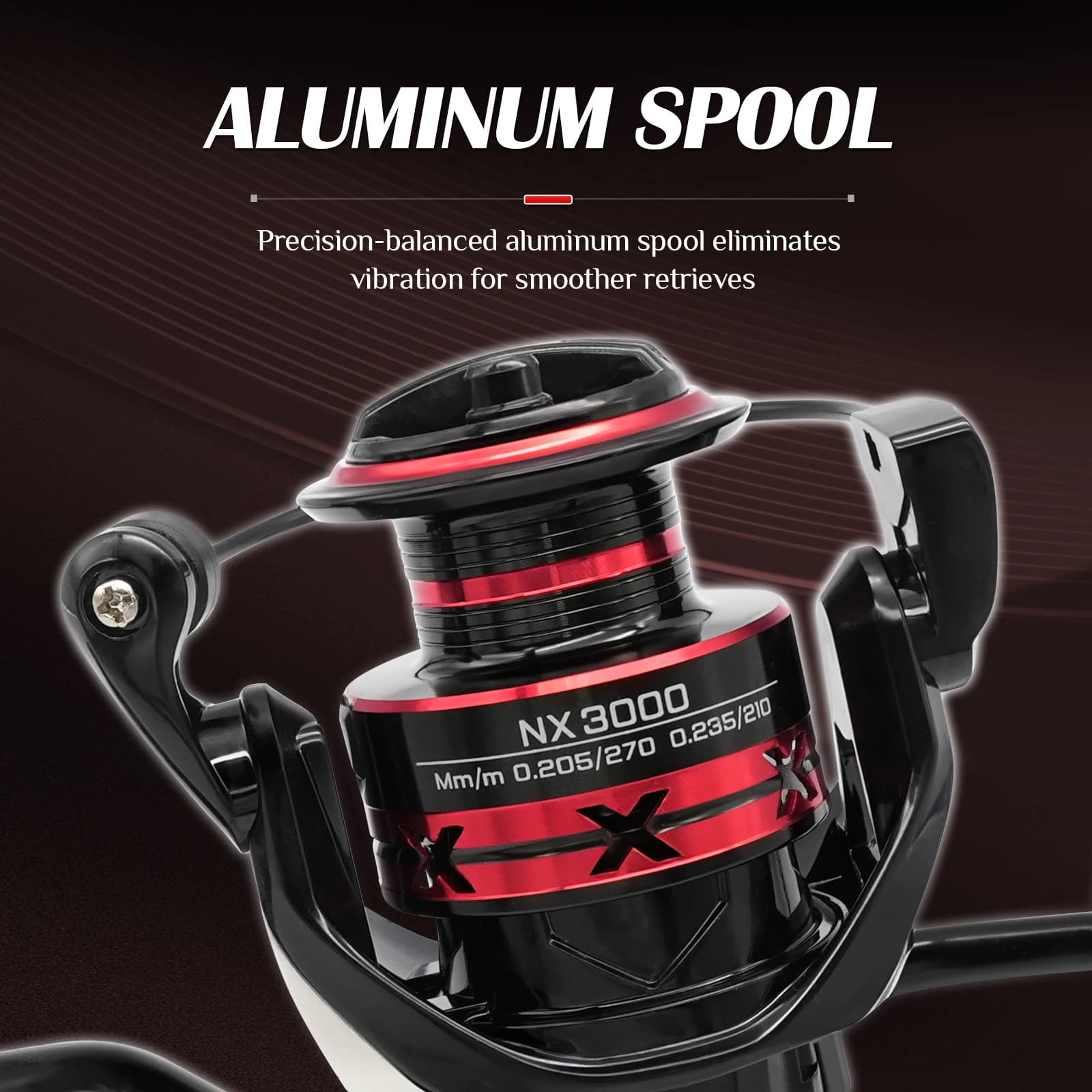 Moulinet POOBLINOS NX 1000-6000 9KG drag bobine métal - Accessoire pêche qualité