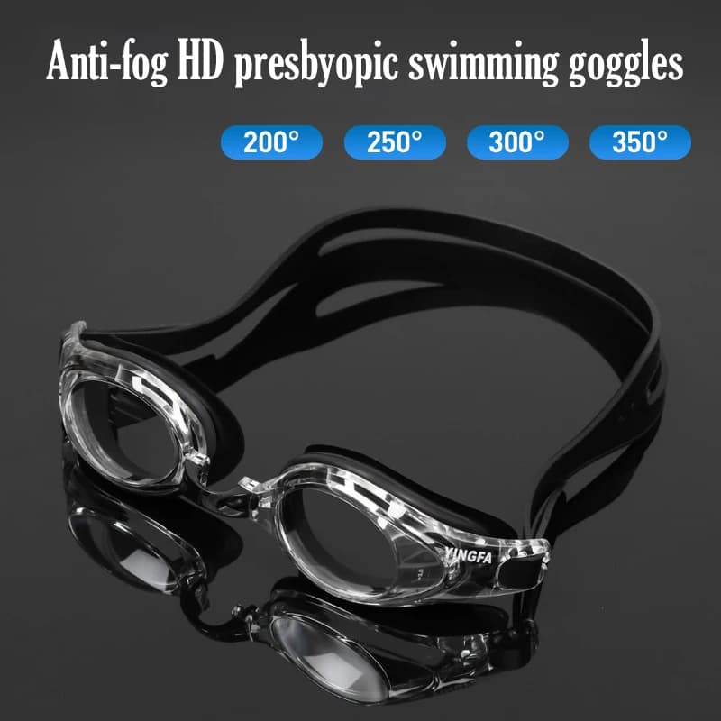 Lunettes de natation presbyte professionnelles anti-buée - Homme femme adulte - Sports aquatiques