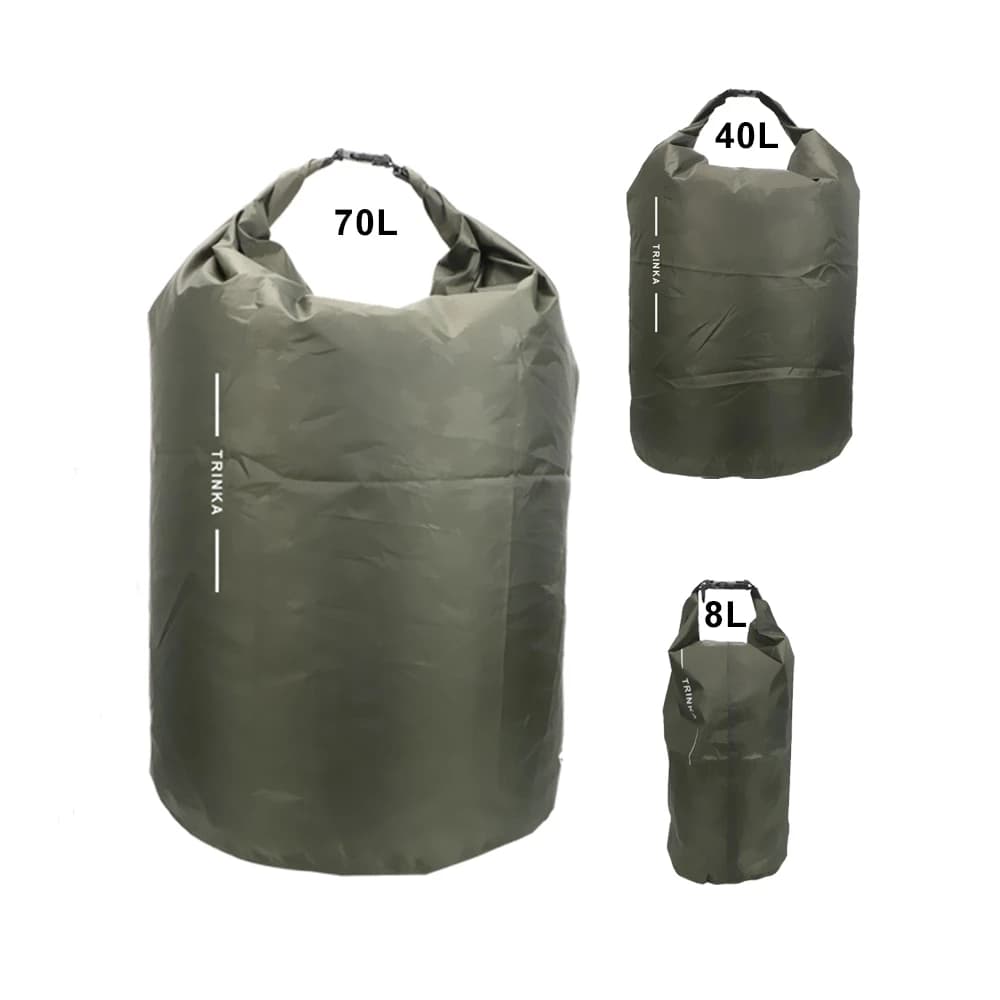 Sac étanche flottant pêche kayak canoë 8L 40L 70L rangement équipement navigation portable