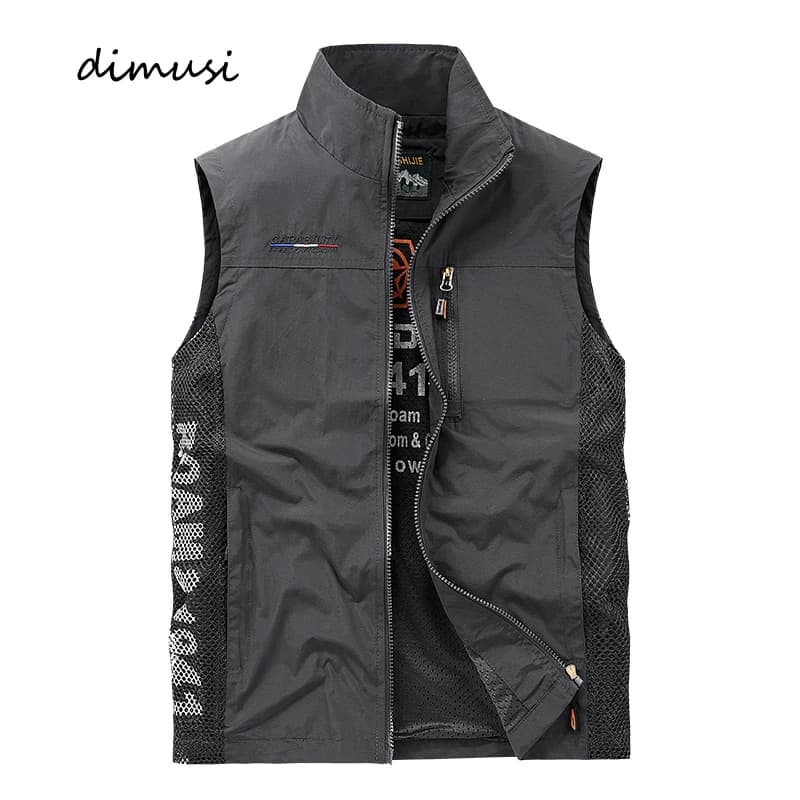Veste mesh respirante homme été pêche - Veste sans manches légère pour sport et photographie extérieure