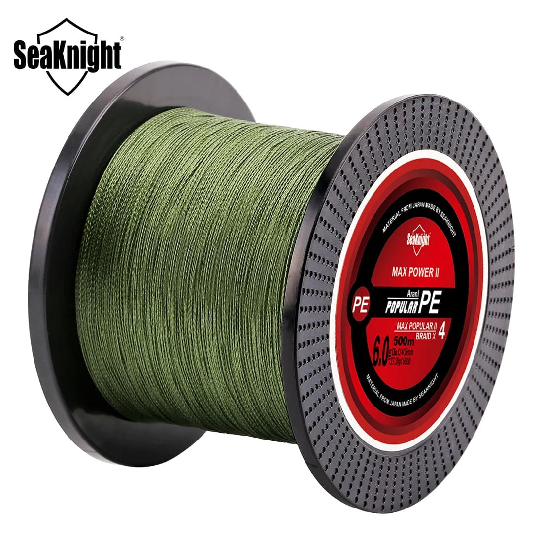 Ligne de pêche Seaknight TP PE 500m-1000m tresse multifilament pour carpe et pêche en mer 8-80LB