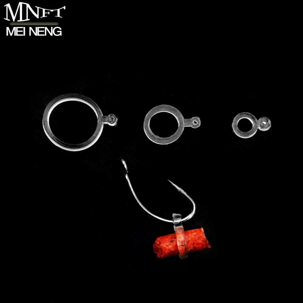 72 Élastiques Transparents pour Bouillettes et Pellets - Baitbands Élastiques 3mm 5mm 8mm Carp Fishing