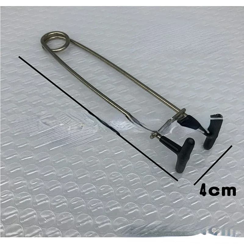Écarteur bouche poissons acier inoxydable portable - Outil pêche décrochage mâchoires poissons