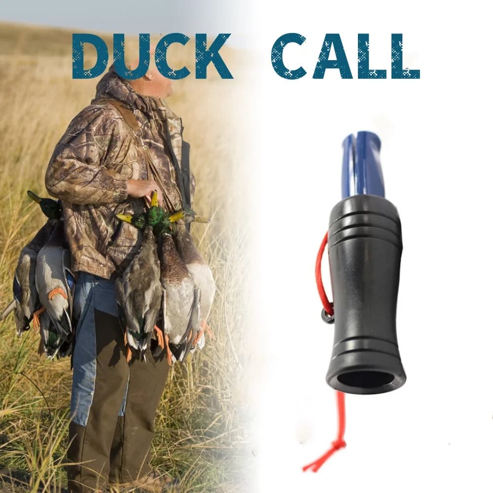 Sifflet appel canard chasse - leurre canards sauvages oies faisans accessoire chasseur plastique durable