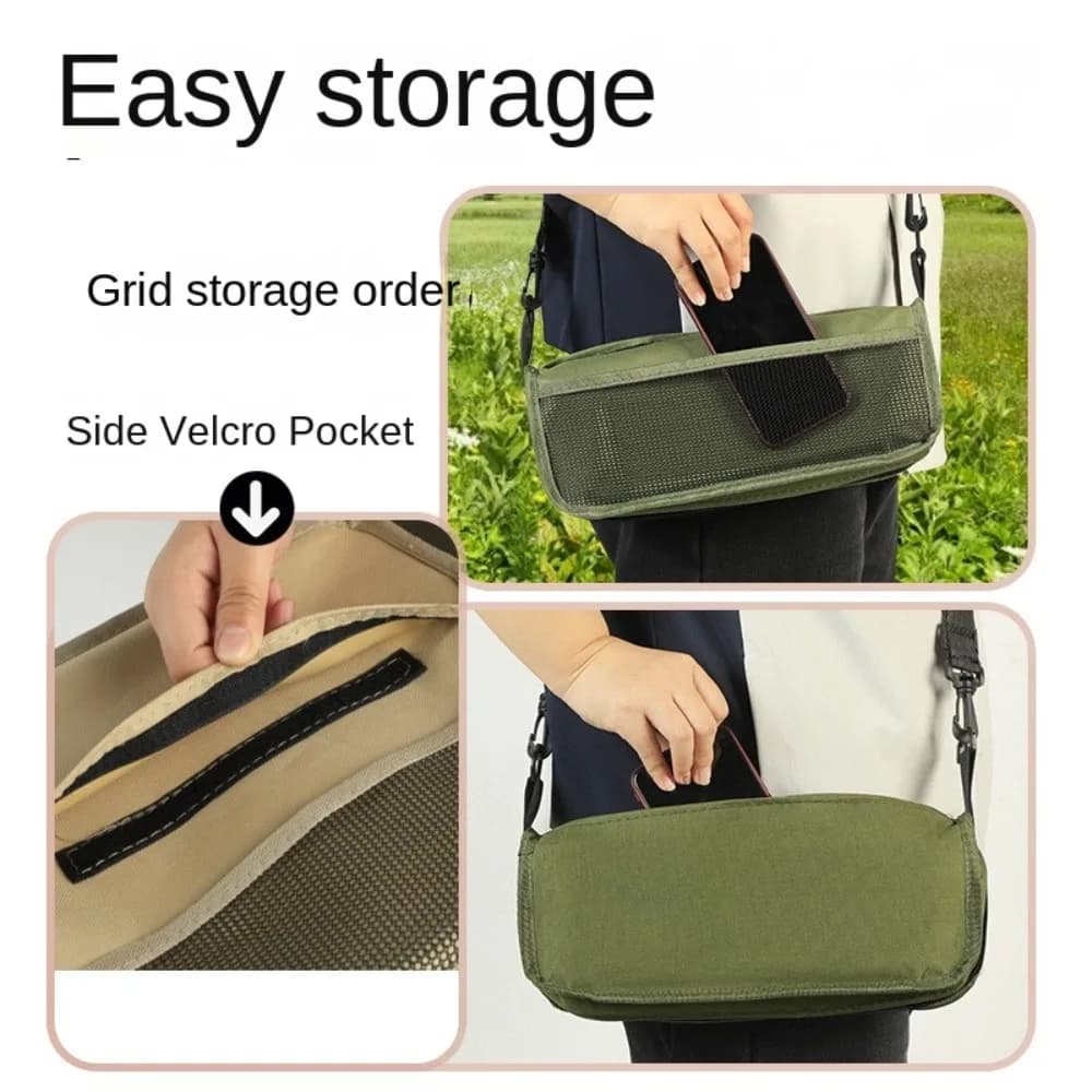 Tabouret de pêche pliant en forme de sac à dos - Siège portable résistant pour sports et activités extérieures