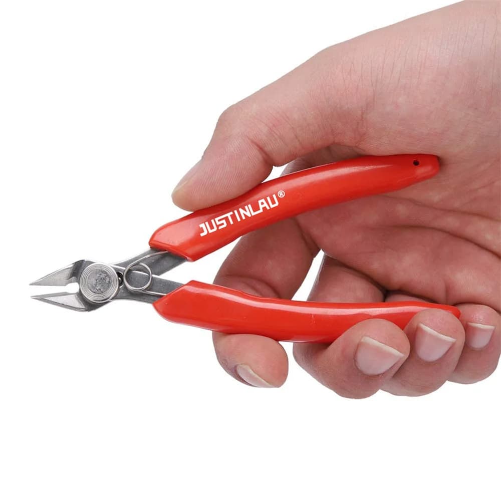 Pince coupe-fil diagonale en acier inoxydable universelle pour électronique, impression 3D et bricolage DIY