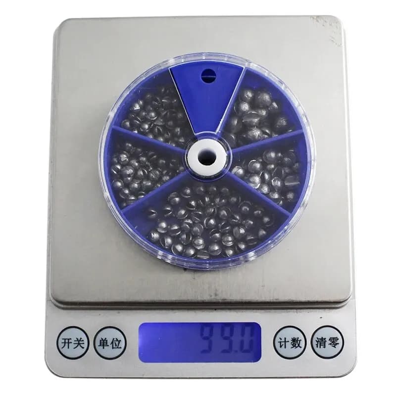 Plombs de pêche 205 pièces avec boîte de rangement pour lancer et pêche en eau profonde
