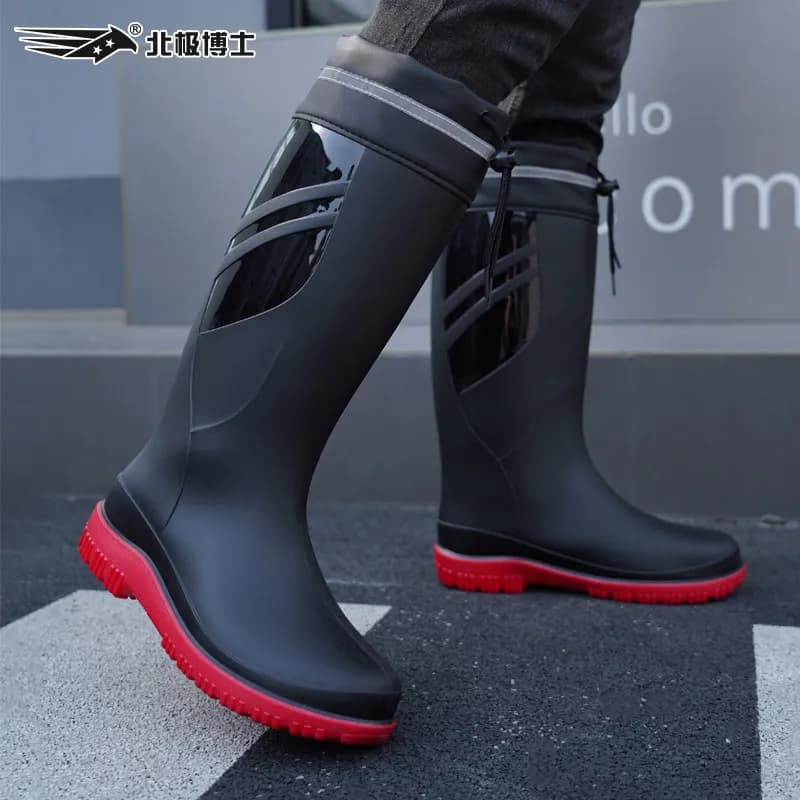 Chaussures aquatiques homme hautes imperméables antidérapantes pour pêche lavage auto style allemand