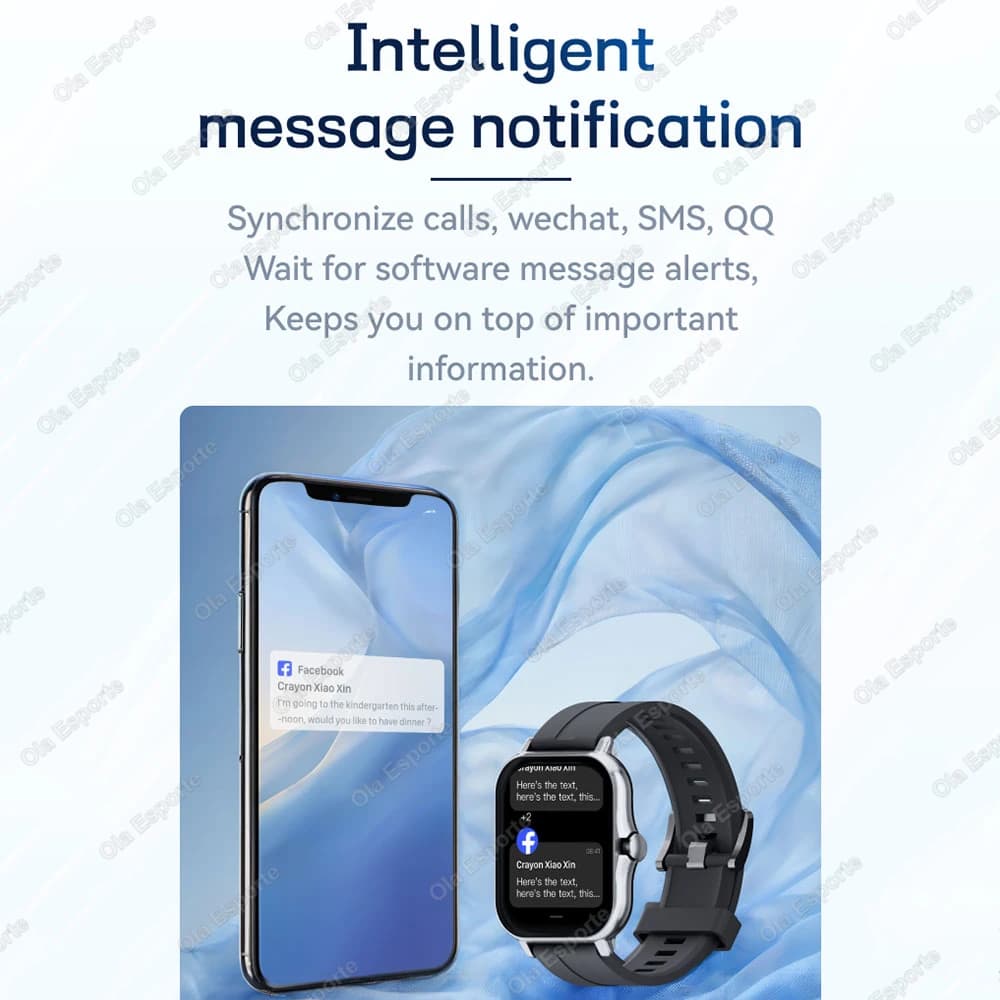 Smartwatch sport outdoor 2025 étanche - Appels sans fil et changement de fond d'écran personnalisable