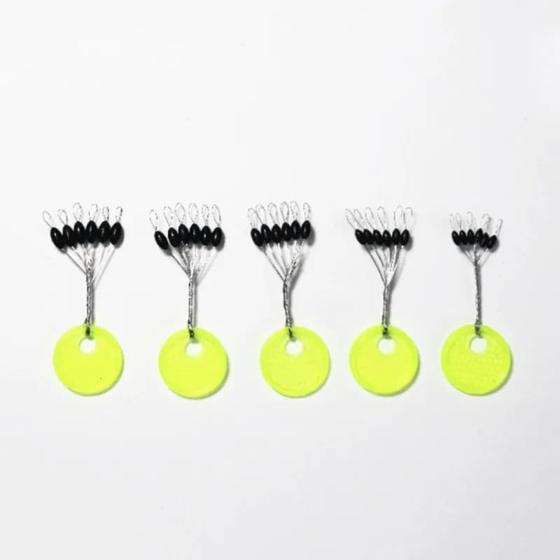 600 flotteurs ovales noirs silicone pour pêche carpe - lot professionnel économique