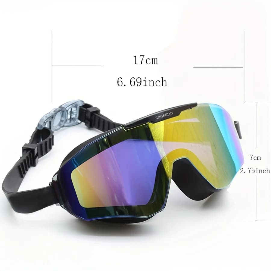 Nouvelles lunettes de natation électroplaquées HD grand cadre accessoires plongée apnée pêche sous-marine