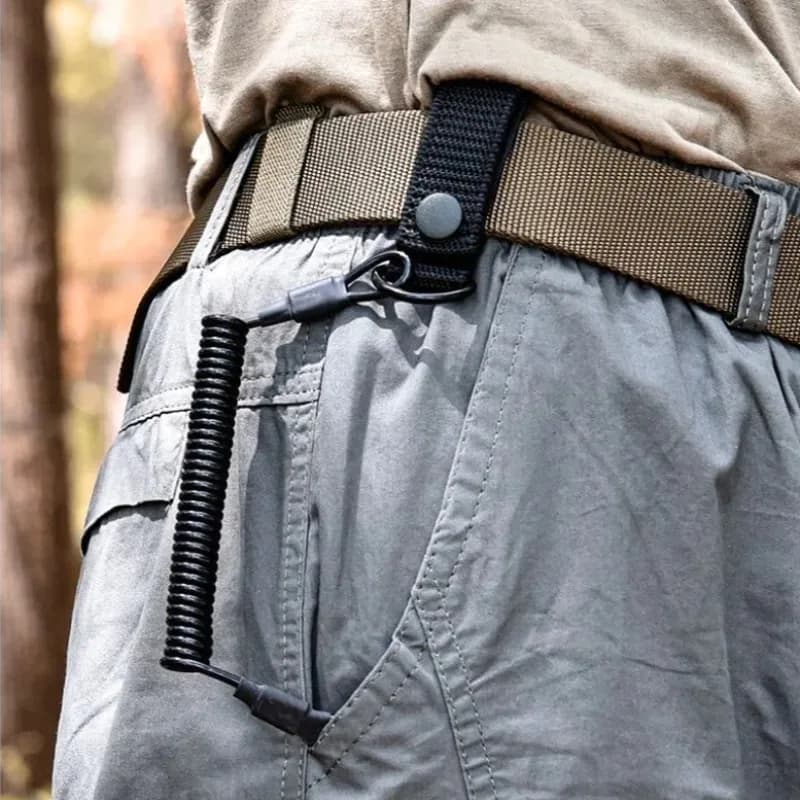 Lanière élastique rétractable anti-perte pour clés et téléphone - Accessoire pêche pratique
