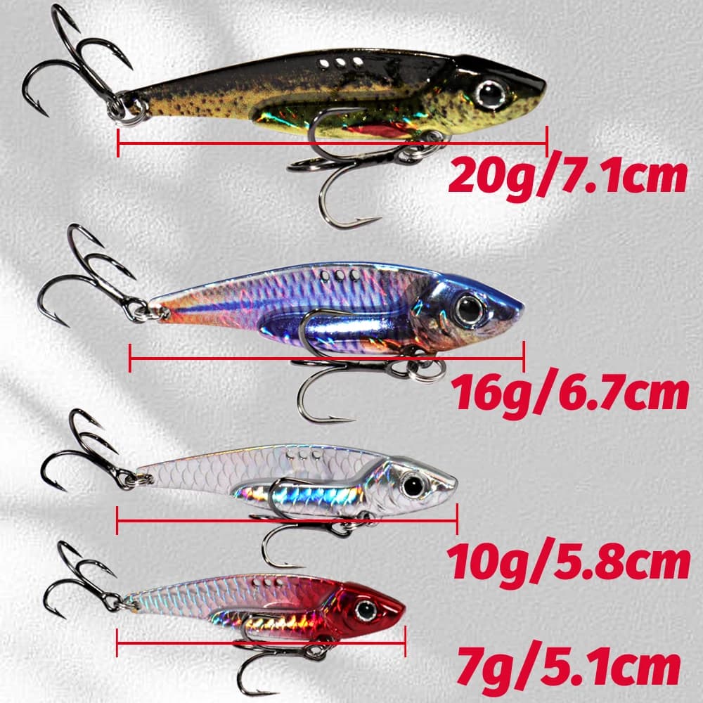 Leurre Spinner Spoon Metal Jig 7-20g - Cuiller métal pêche brochet carpe mer spinnerbait treble hameçon vibrant