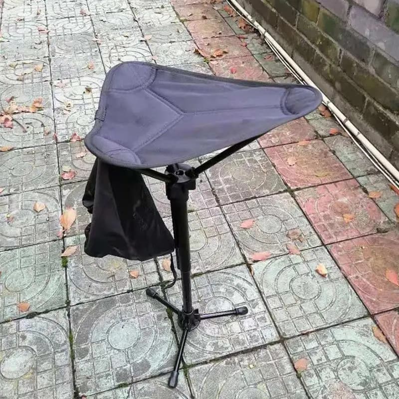 Tabouret pliant randonnée 3 hauteurs pour pêche camping portable forte portance outdoor
