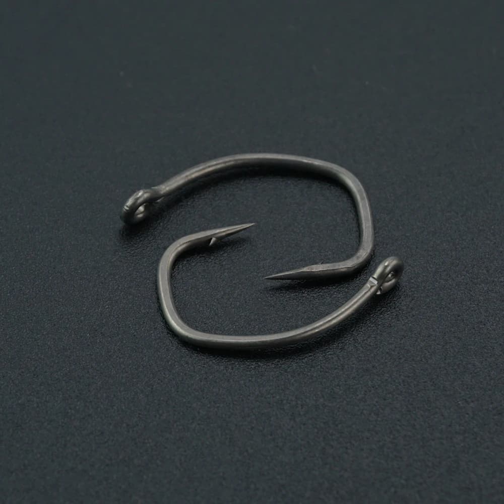 15 hameçons pour carpe PTFE micro-barbelés acier carbone - modèles X917 haute performance