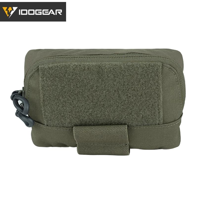 Poche rangement admin tactique IDOGEAR MOLLE sac pêche ceinture multi-usage zippé