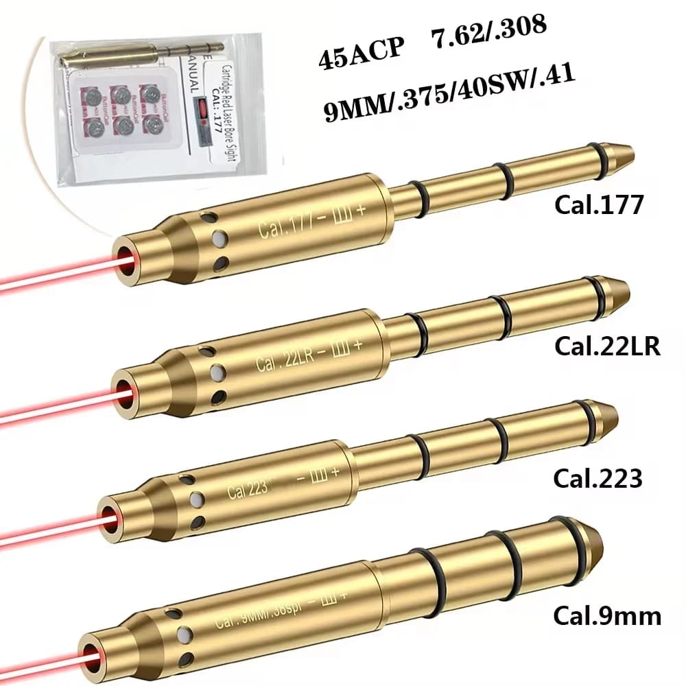 Viseur laser de calibrage pour fusil de pêche 7.62 à .22LR - Précision et entraînement