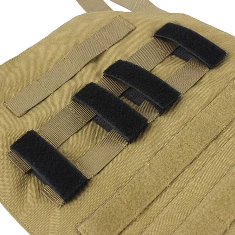Kit adaptateurs MOLLE pour patchs pêche - 4 bandes conversion Hook&Loop personnalisation équipement
