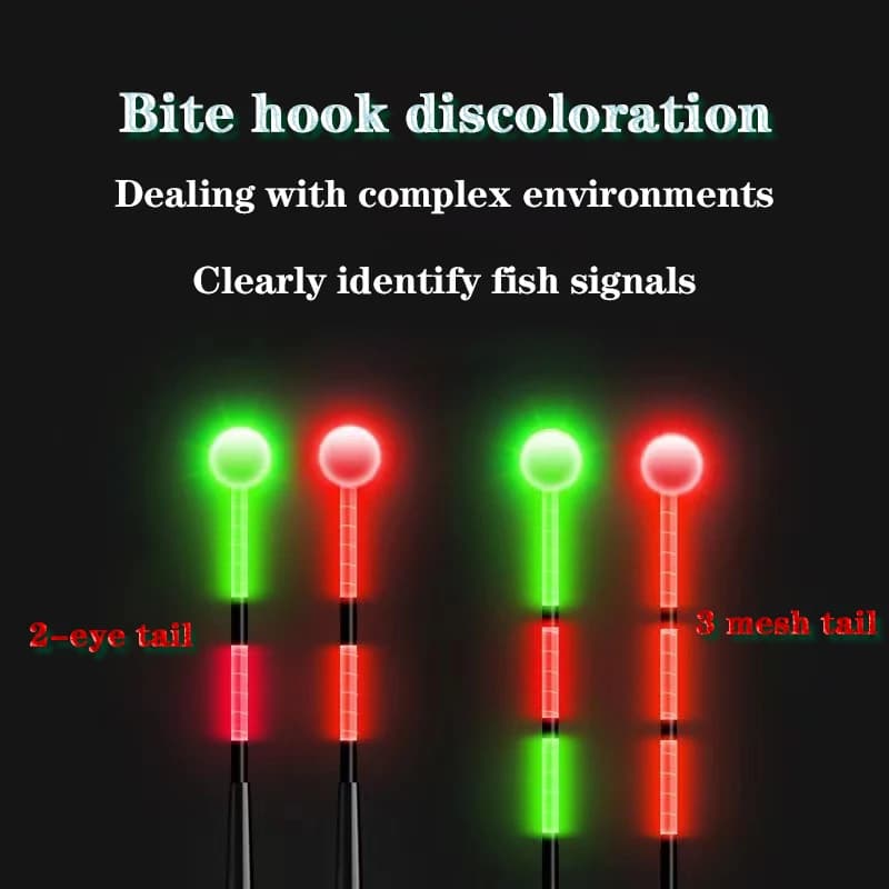 Flotteur électronique lumineux 2024 pour la pêche de nuit, détection par gravité, modèle court avec option charge USB
